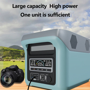 สถานีไฟฟ้าพกพาสำหรับใช้งานกลางแจ้ง 2000W 4000Wh 220V LiFePO4 ความจุสูง ชาร์จพลังงานแสงอาทิตย์ คลื่นไซน์บริสุทธิ์ หน้าจอ LED สำหรับรถยนต์ - Product Image 4