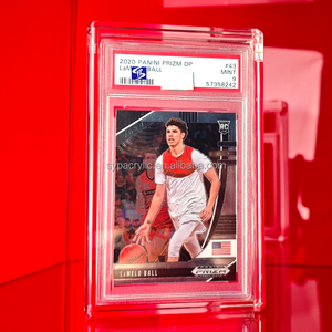 SYP Transparante Acryl PSA-gecertificeerde <span class=keywords><strong>NBA</strong></span> 1991 Upper Deck Promos Grading <span class=keywords><strong>Card</strong></span> met UV-bumperhoesje, draagbare siliconenhoes voor Michael Jordan gegradeerde kaart - Product Image 1
