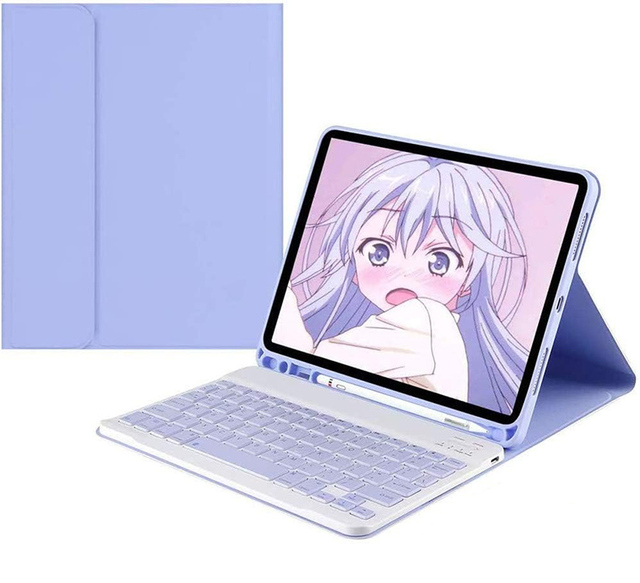 For iPad Pro 13 2024 M4 Built in Blue Tooth Wire Less Magic Keyboard Smart Keyboard Folio Cover case