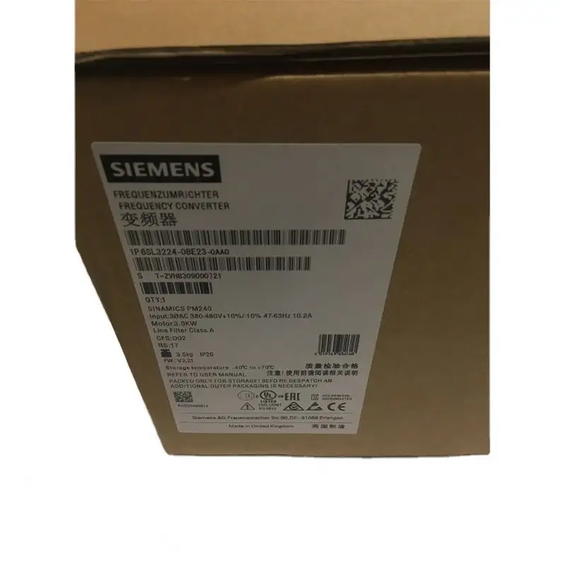 Новый источник питания Siemens 6SL3224-0BE23-0AA0