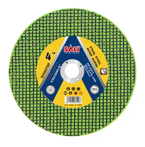 SALI 107 mm cheap price double nets abrasive wheel custom logo 4 inch metal cutting disc