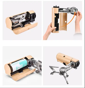Ensemble de cuisine de camping en plein air, survie, tourisme, mini réchaud de camping pliable portable et accessoires - Product Image 4