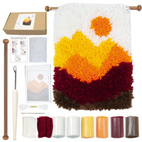 Charmkey couture artisanat décoration de la maison tapisserie bricolage ensemble Art loquet crochet tapis Kits pour tapis