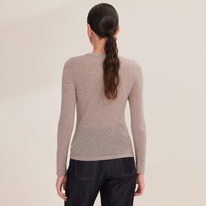 Bd3521250 Của Phụ Nữ Mỏng Dệt Kim Len Áo Thun Áo Len Sáng Mùa Thu Sang Trọng Quần Áo Bán Buôn Baseshirts Cho Phụ Nữ - Product Image 3