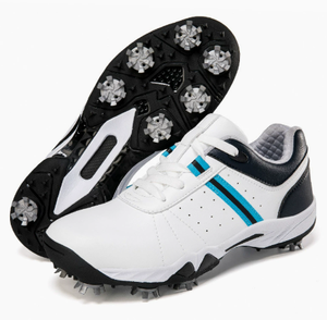 Chaussures de golf à pointes amovibles pour femmes, imperméables, respirantes, légères, à lacets, pour l'entraînement au golf - Product Image 4