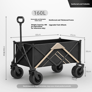 Carrito de Camping Plegable Estilo <span class=keywords><strong>Retráctil</strong></span>, Carrito de Mano Multifuncional para Exteriores, Ideal para Vendedores, Campamentos <span class=keywords><strong>y</strong></span> Picnics - Product Image 6