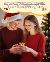 Emotionele steun gehaakte pizzagiften met positieve kaart handgemaakte aandenken romantische cadeaus voor vriend Gelukkige Valentijnsdag