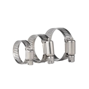 304 thép không gỉ Heavy-Duty cổ họng kẹp ống với bu lông mini Hose loại - Product Image 1