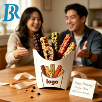 Boîte à frites personnalisée avec logo, emballage pour bâtonnets de frites longs, boîte à frites, support à frites, coupelles à collation pour frites et anneaux d'oignon