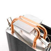 Vente directe d'usine, ventilateurs de refroidissement CPU 12V, 2 caloducs, ventilateurs à haut volume d'air, ventilateur RGB 120 mm pour PC de jeu