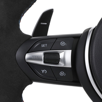 Volant semi-couvert M Sport avec bande bleue pour BMW F10 X5 F15 F16 F20 F25 F30 F31 F34 F36 M3 F80 M4 F82 X5 E70 E72 E90 E92