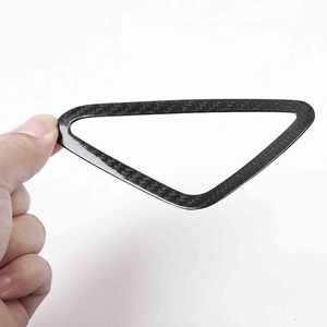 リアルカーボンファイバー 3K ツイル織り 光沢仕上げ 高級保護 ダッシュボード エアベント フレームトリムカバー 2ピースセット BMW X5 インテリア - Product Image 6