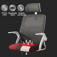 Chaises confortables Rotation Tissu Pivotant Gaz Levage Bureau D'ordinateur Ergonomique Maille Chaise De Bureau De Direction