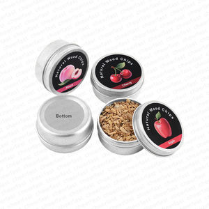 新しいカクテルスモーカー、赤色の木製ボックスキットとウイスキー スモーカーセット（トーチ付き）、天然のアップル、チェリー、オーク、ペア、ペカンウッドチップ入り - Product Image 4