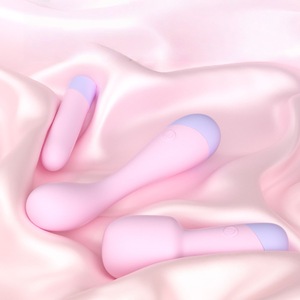 Xixi 振动器 10 频率女性用按摩器 直插式可充电 AV 振动棒 带低音噪音性玩具 - Product Image 1