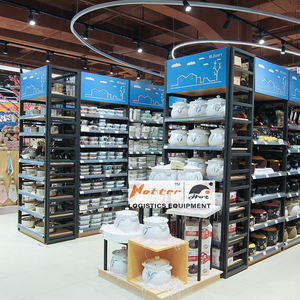 Estante <span class=keywords><strong>de</strong></span> Góndola Europeo Personalizado <span class=keywords><strong>de</strong></span> Fábrica, Diseñado para Supermercados y Tiendas <span class=keywords><strong>de</strong></span> Abarrotes, Estantes Usados en Venta - Product Image 2