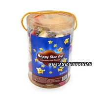 Chocolat en gros personnalisé en forme d'étoile avec confiture et biscuit