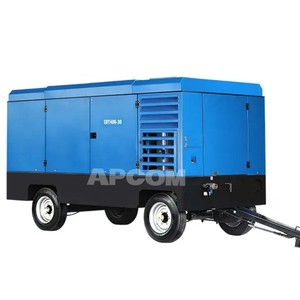 Compresor de Aire de Tornillo Diésel Portátil de 1000 CFM y 9 Bares, Unidad de Compresión de Aire Accionada por Motor para Minería - Product Image 1