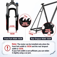 Kit de conversion de vélo électrique 48V 350W 30Ah 130-150KM avec batterie sur porte-bagages arrière, moteur moyeu sans balais, écran LCD, capteur de frein et accélérateur