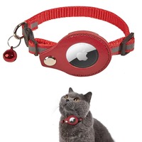 Étui de protection pour AirTag de haute qualité, traceur GPS intelligent Oet, collier pour chat, traceur GPS pour chien, mini traceur GPS, collier de chien en nylon réfléchissant