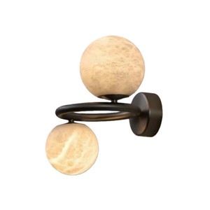 Lámpara de pared moderna con forma de bola de mármol, Led E27, 220V, Control por interruptor para sala de estar, dormitorio, escalera, pasillo, iluminación - Product Image 5