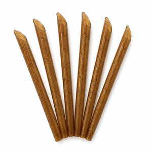 2026 Popular Inside Dimension 5-13mm <b>Coffee</b> Ground Disposable Biodegradable Drinking Straws Straight Straw With Slanted Mouth - Product Image 3
