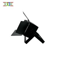 Luz LED Plana para Escenario 260W 6en1 RGBWAUV IP33 CRI90 con Puertas de Establo, Control DMX512, Iluminación Profesional para Bodas y Eventos