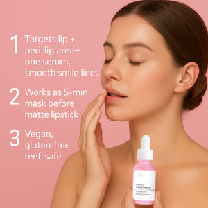 Suero Labial Exfoliante con BHA y PHA al 5%, Hidratante, Reparador, Voluminizador, Antienvejecimiento y Suavizante, Marca Privada - Product Image 3