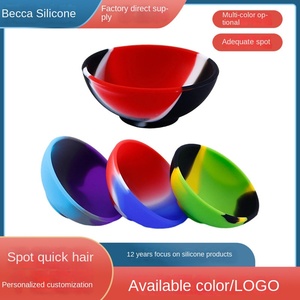 定制热卖多色家用硅胶容器碗 50 毫米厨房储物碗烟草香草吸烟配件 - Product Image 2