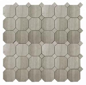 <span class=keywords><strong>Carrelage</strong></span> de salle de bain en marbre, mosaïque octogonale, <span class=keywords><strong>carrelage</strong></span> en pierre blanche Bianco Carrarra, <span class=keywords><strong>carrelage</strong></span> de sol noir <span class=keywords><strong>et</strong></span> blanc, crédence - Product Image 6