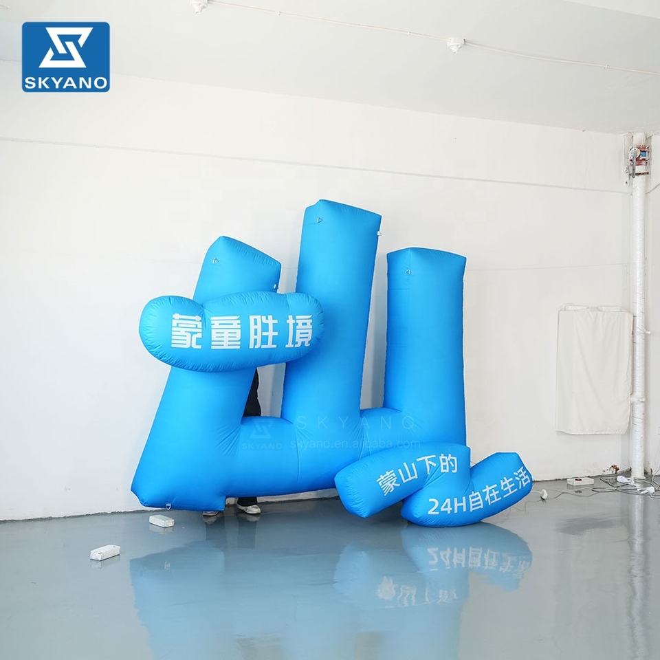 Giant Inflatable Letter Number Model Shopping Mall Festival Advertising ...