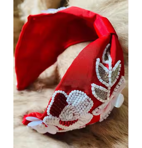 Increíbles diademas bordadas a mano con ajuste suave acolchado Fácil de usar Todas las diademas con cuentas a mano de la mejor calidad de la India - Product Image 5