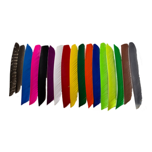 18cm Grind White Arrow Turkey Feather Utilisation sur la flèche de tir à l'arc - Product Image 1