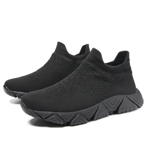 Chaussures de sport pour hommes à semelle <span class=keywords><strong>MD</strong></span> légère et épaisse, respirantes, à enfiler, pour la marche, la course, le jogging et le fitness - Product Image 1