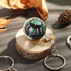 Bóng <span class=keywords><strong>Keychain</strong></span> Đầy Lỏng La Bàn Cho Đi Bộ Đường Dài Du Lịch Cắm Trại Ngoài Trời Sinh Tồn Di Động Đa Chức Năng La Bàn - Product Image 6