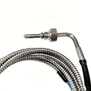 Sensore di Temperatura Industriale <span class=keywords><strong>PT100</strong></span> in Platino ad Alta Precisione, Resistenza Termica Filettata, Sistema a 3 Fili con Sonda Singola - Product Image 3