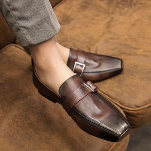 Nuevo Producto 2026, Zapatos Formales de Negocios para Hombre, Zapatos Oxford Hechos a Mano, Diseño de Lujo a la Moda, Zapatos de Boda - Product Image 3