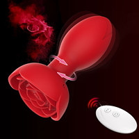 Télécommande 360 °   Vibromasseur anal rotatif et torsadé pour hommes, masseur de prostate, jouet sexuel pour adultes, plug anal vibrant