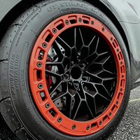 Jantes de course légères JY pour BMW M3 G80 M4 G82 G83 en alliage d'aluminium 18 19 20 pouces 5x112 5x120 forgées noires à motif maillé