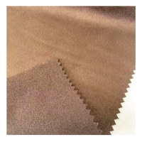 Tissu en daim Amara tissé en chaîne 100% polyester de haute qualité, tissu de revêtement de toit en daim