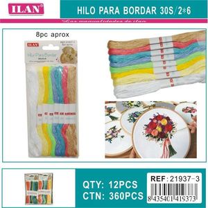 Filo da Ricamo ILAN 30s/2*6 8pz circa per Lavori Artigianali a Mano - Product Image 3