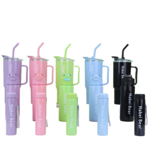 Nouvelle Tasse Portable, Mignon Mug d'Inspiration pour Enfants Individuel, Bouteille d'Eau en Plastique Grande Capacité Sports Trois-en-Un - Product Image 2