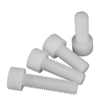 Vis hexagonales en nylon, boulons hexagonaux en nylon M3M4M5