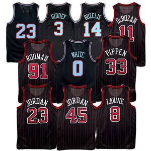 Nouveaux maillots de basketball cousus pas chers 2026 – 3 Giddey, 11 Derozan, 14 Buzelis, 0 White, 33 <span class=keywords><strong>Pippen</strong></span> - Product Image 2