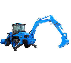 Mini Retroexcavadora de 0.5 Toneladas, Cargadora de Ruedas Pequeña, Tractor de Jardín con Retroexcavadora en Venta - Product Image 4