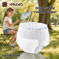 Kimlead - Calzoncillos Desechables Transpirables para Niños Grandes y Adolescentes, para Incontinencia y Enuresis, Marca Privada OEM, Venta al Por Mayor