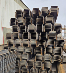 Vente directe usine – Palplanches en acier laminé à chaud de type U SY295/SY390, norme GB, pour murs de soutènement et digues de retenue - Product Image 2