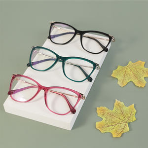 고양이 눈 아세테이트 광학 맞춤형 최신 눈 안경 프레임 안경 2022 Wmoens 광학 렌즈 - Product Image 2