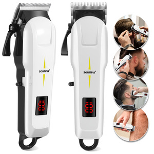 Solimpia HT-830 Nouvelle tondeuse à <span class=keywords><strong>cheveux</strong></span> électrique rechargeable pour la maison et le salon, tondeuse à <span class=keywords><strong>cheveux</strong></span> pour hommes - Product Image 4
