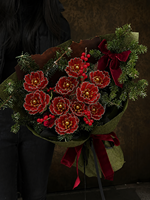 Fleurs artificielles modernes en verre perlé, faites à la main, de qualité supérieure, motif coquelicot, anémone, pivoine, pour centre de table de mariage ou de la Saint-Valentin